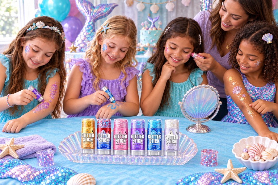 Glitter Stick for Face, Hair, and Body