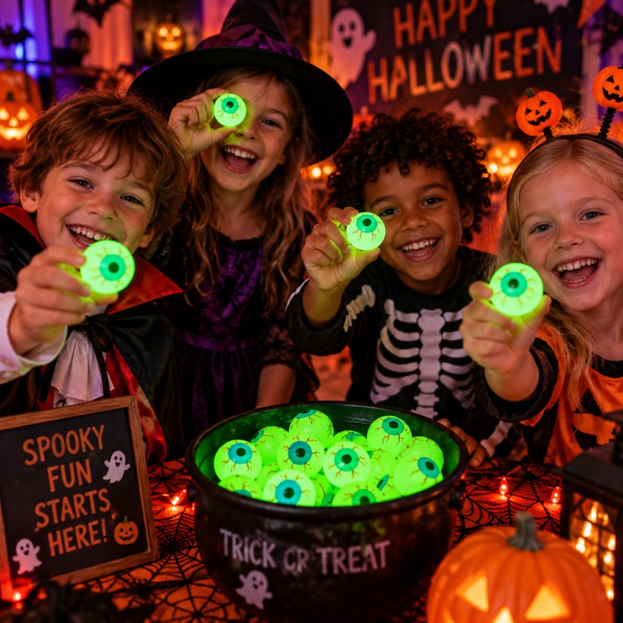 Glow in the Dark Bouncy Eyeballs