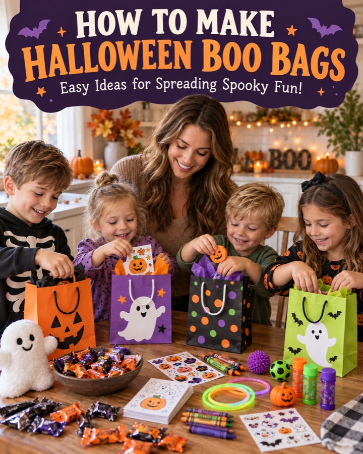 How to Make the Cutest Halloween Boo Bags for Kids