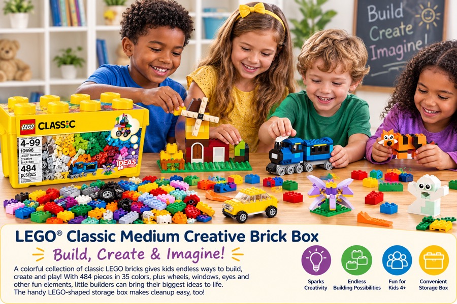 LEGO Classic Medium Creative Brick Box