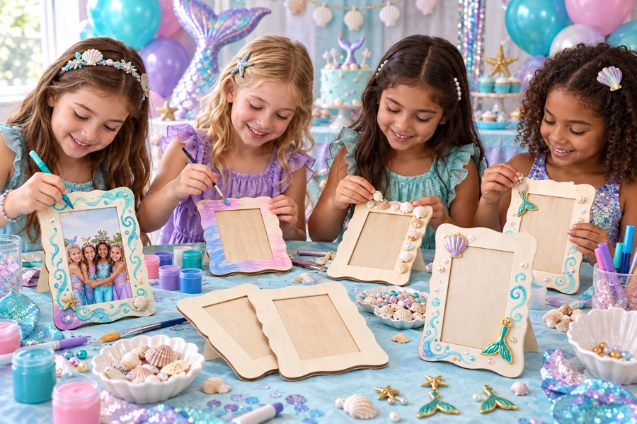 Decorate Your Own Wooden Picture Frames