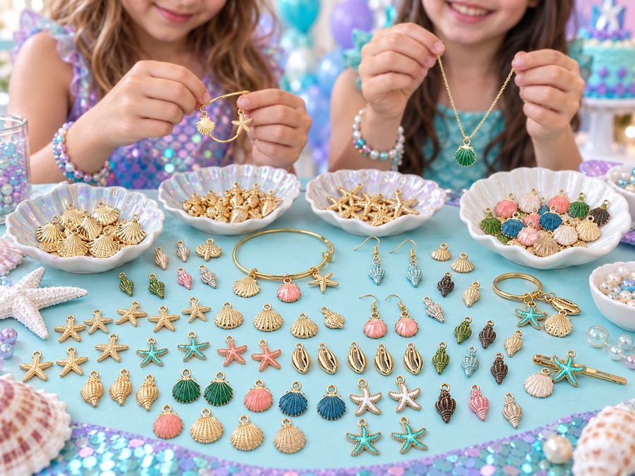 Seashell Charms Pendants
